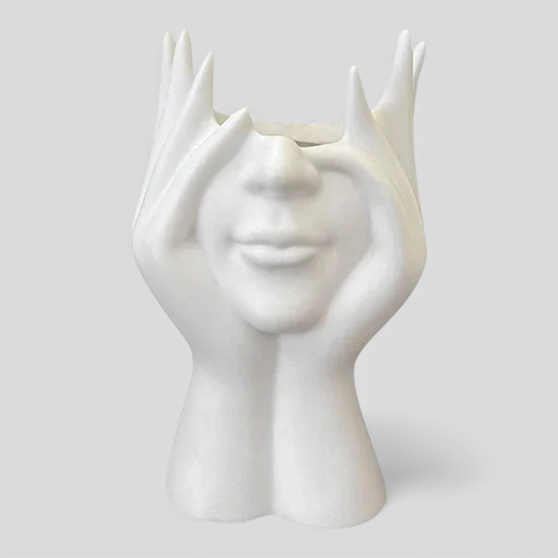 Support de Rangement en Forme de Visage pour Figurines – Vinyle