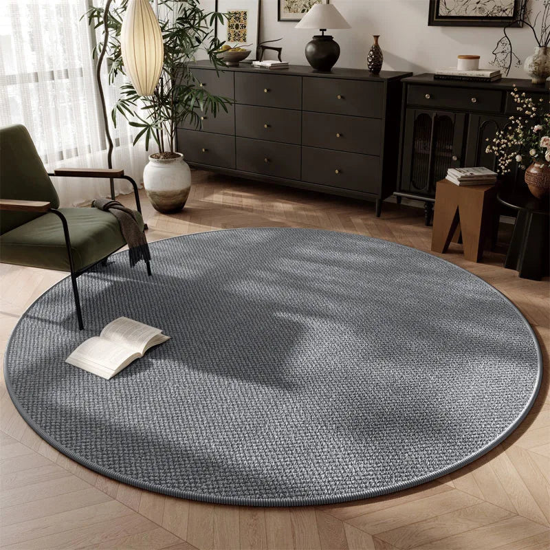 Tapis Rond Moderne Pour Salon Élégant 2
