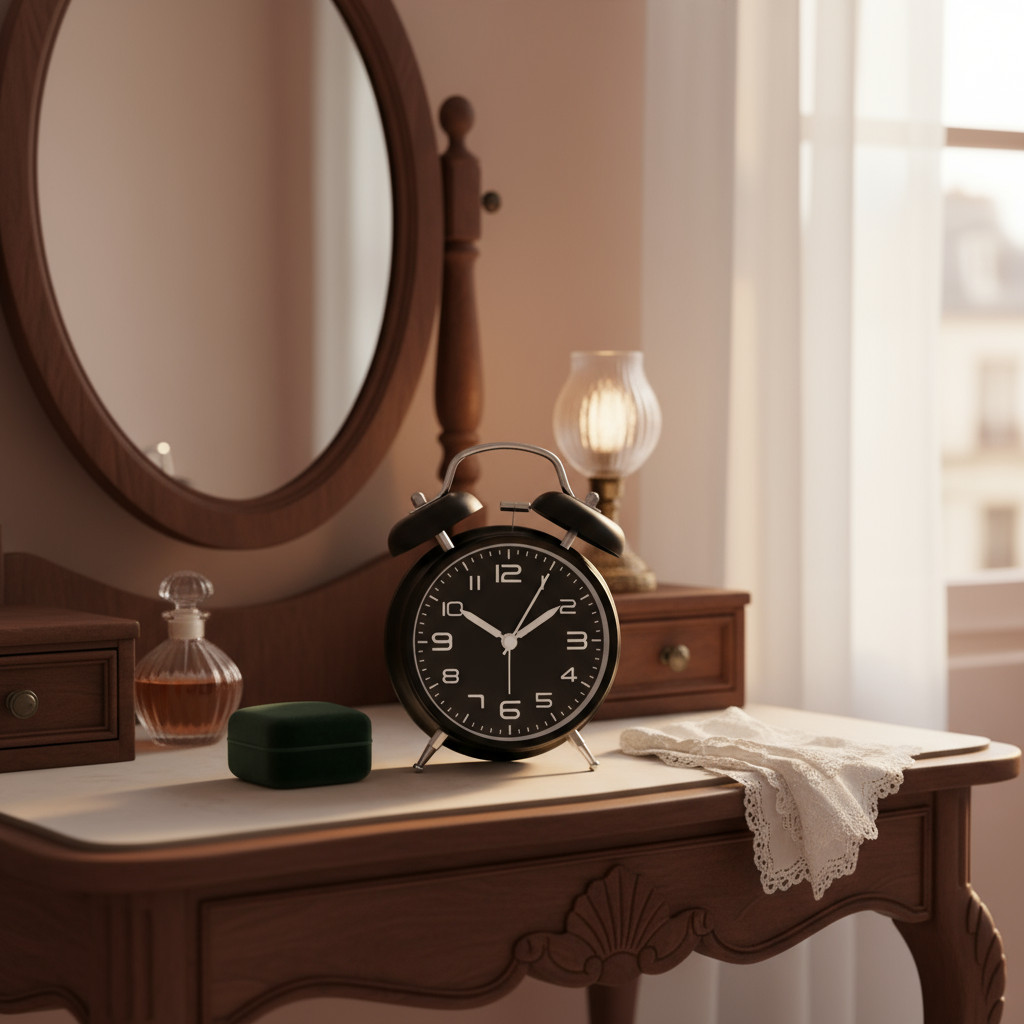 Réveil Lumineux à Double Cloche with Alarme Forte