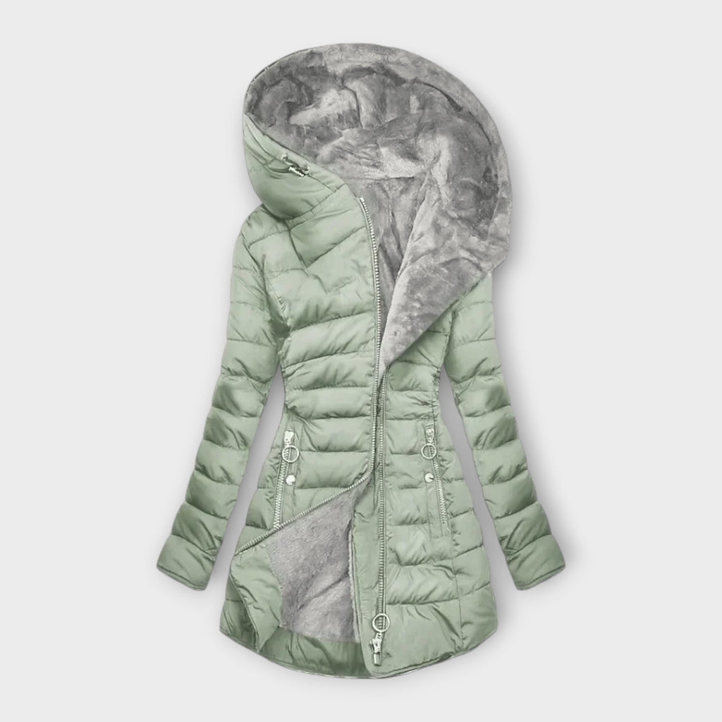 Veste Féminine Élégante d'Hiver Ajustée 0
