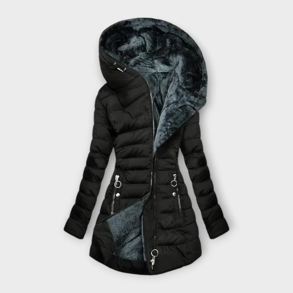 Veste Féminine Élégante d'Hiver Ajustée 1