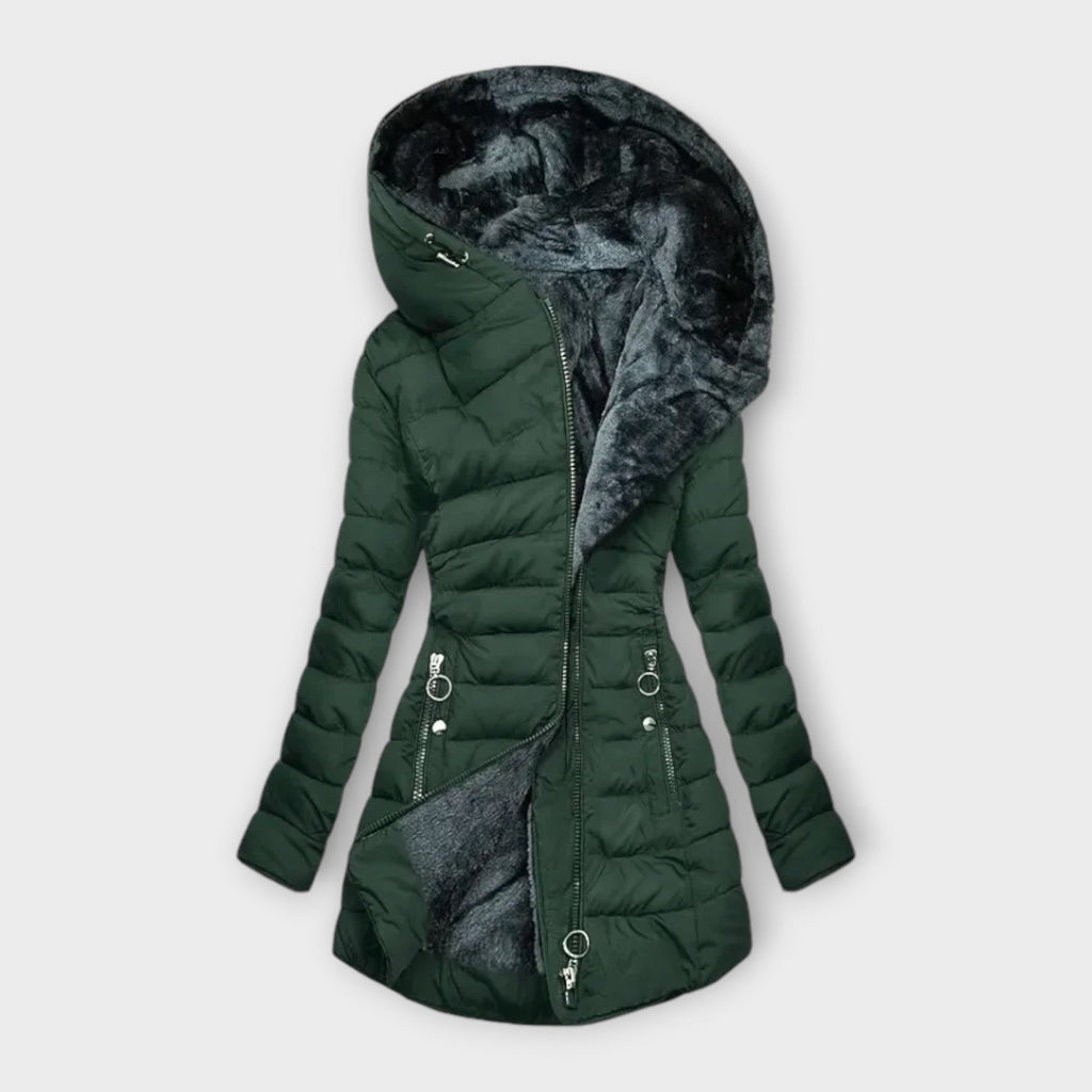 Veste Féminine Élégante d'Hiver Ajustée 2