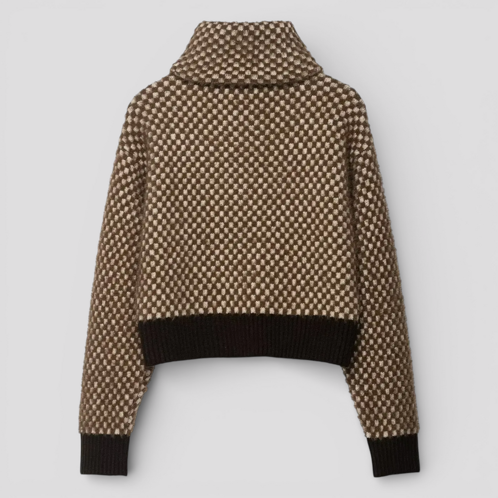 Schicke Damenjacke mit hohem Kragen – Komfort und Eleganz