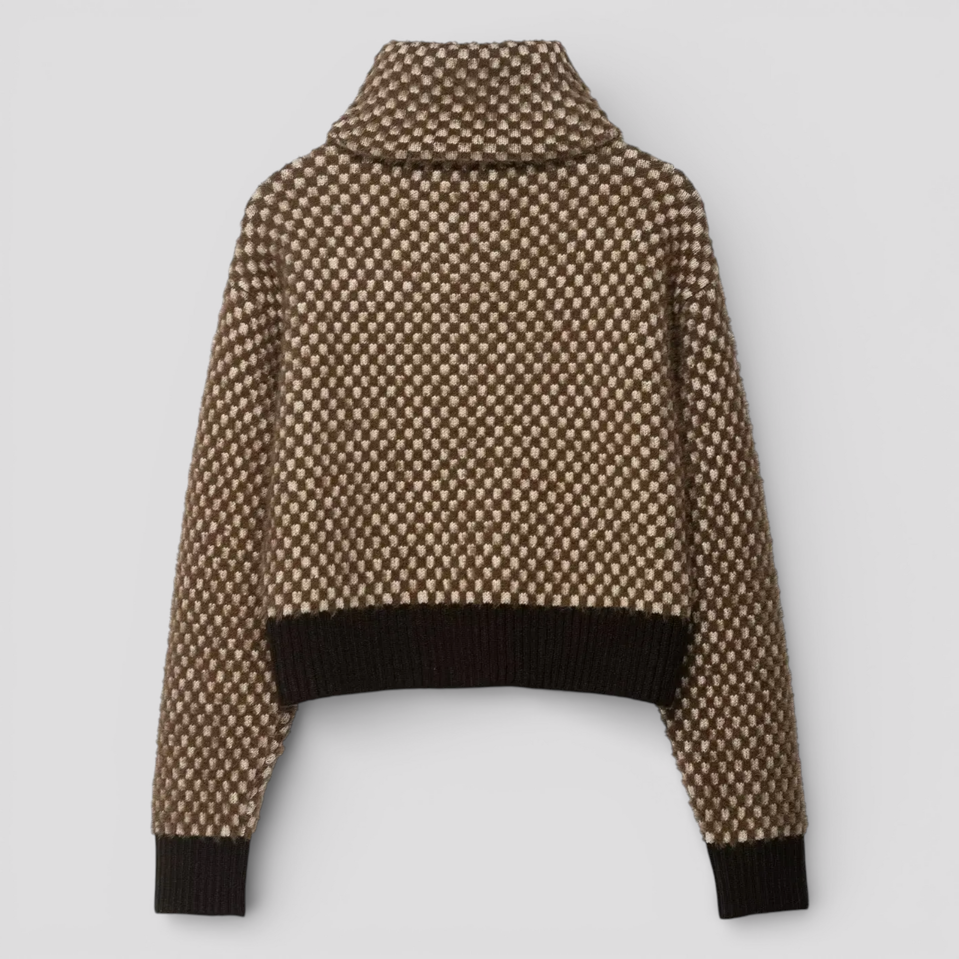 Schicke Damenjacke mit hohem Kragen – Komfort und Eleganz