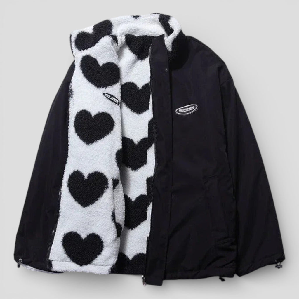 Chaqueta reversible 2 en 1 para mujer – ligera y cálida | impermeable casual primavera