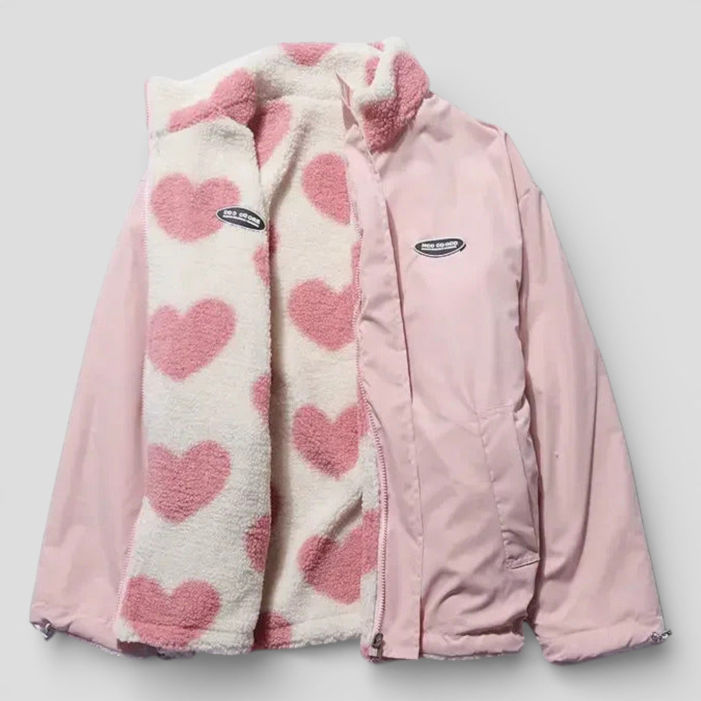 Chaqueta reversible 2 en 1 para mujer – ligera y cálida | impermeable casual primavera