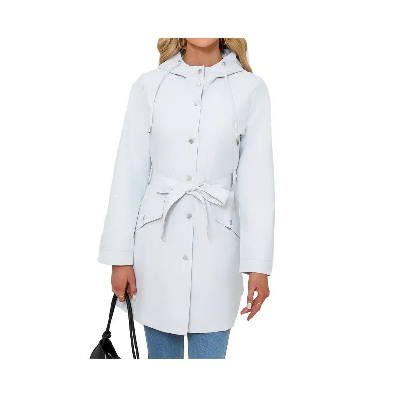 Veste Femme Trench Élégante avec Ceinture 3