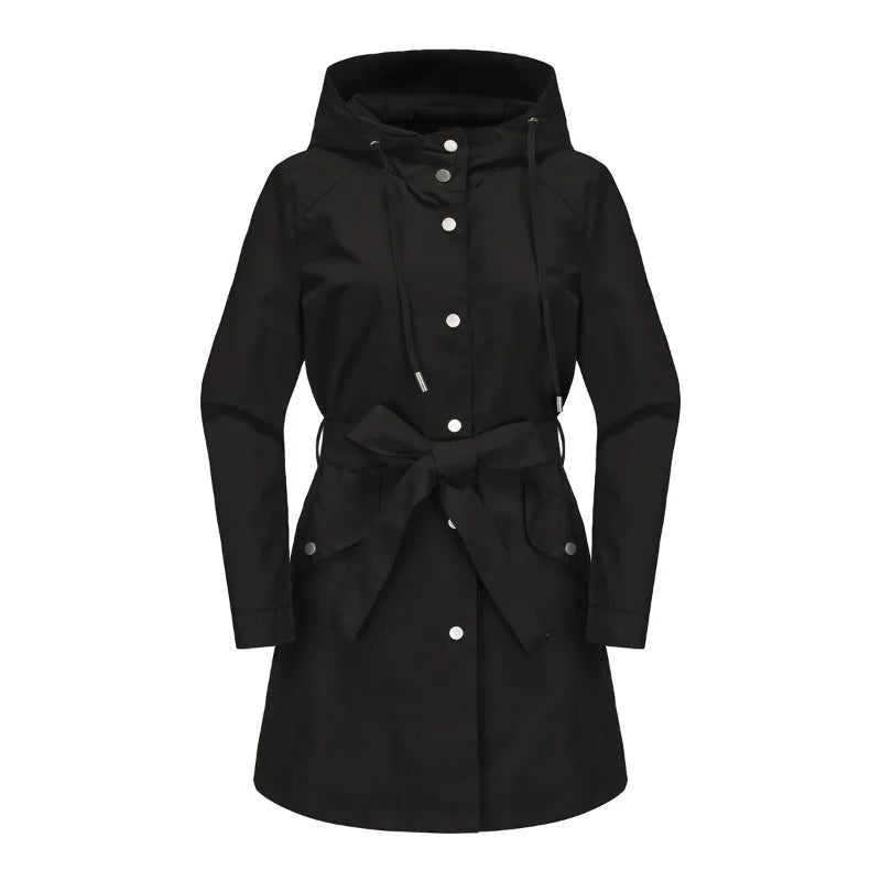 Veste Femme Trench Élégante avec Ceinture 5