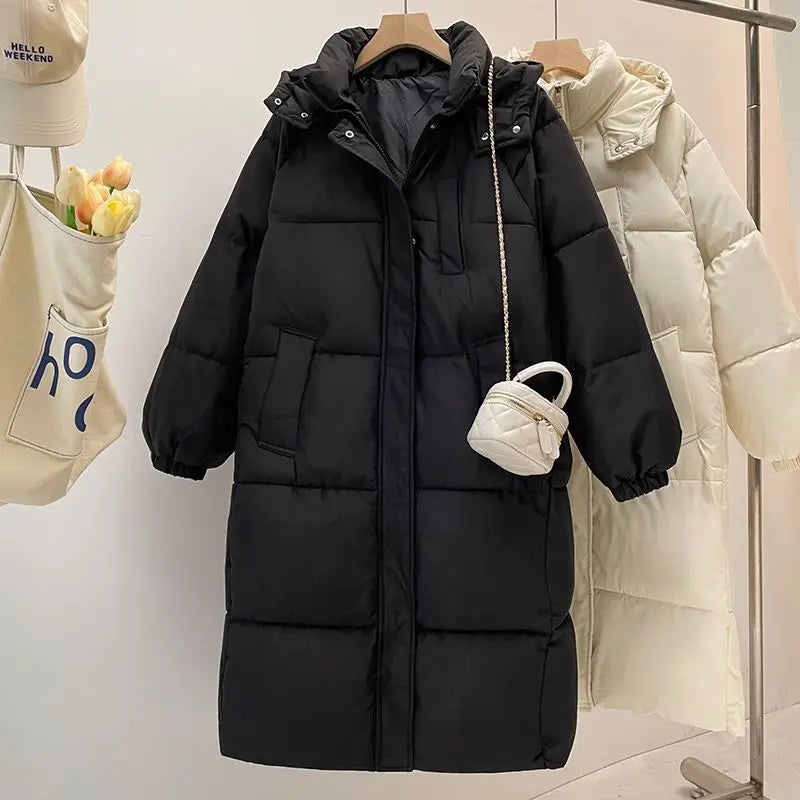 Veste Longue Unisexe Chaude en Coton 1