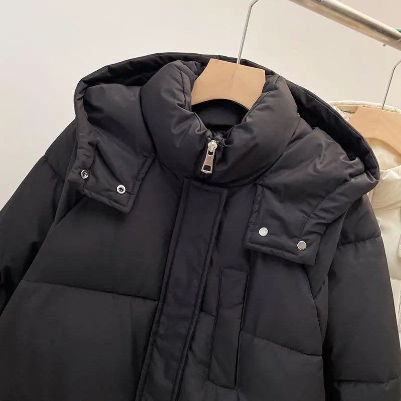 Veste Longue Unisexe Chaude en Coton 3