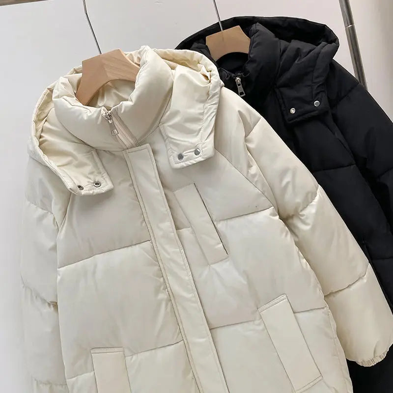 Veste Longue Unisexe Chaude en Coton 5