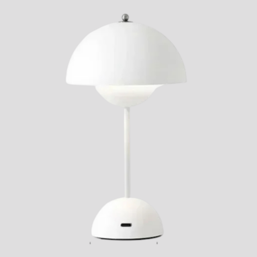 Lampe de Table LED Rechargeable USB – Design Champignon, 30 cm