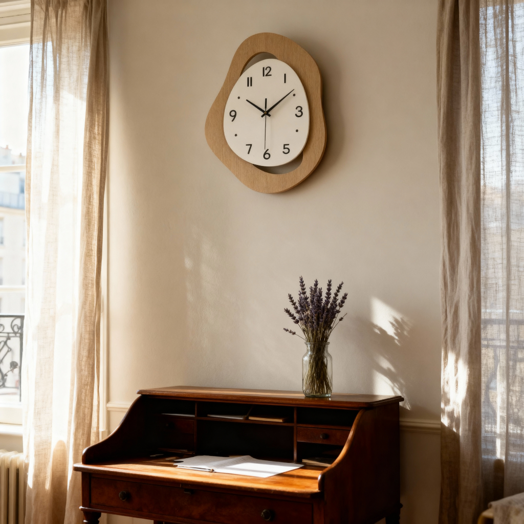 Horloge Murale Décorative Moderne – Design Élégant pour Salon ou Bureau