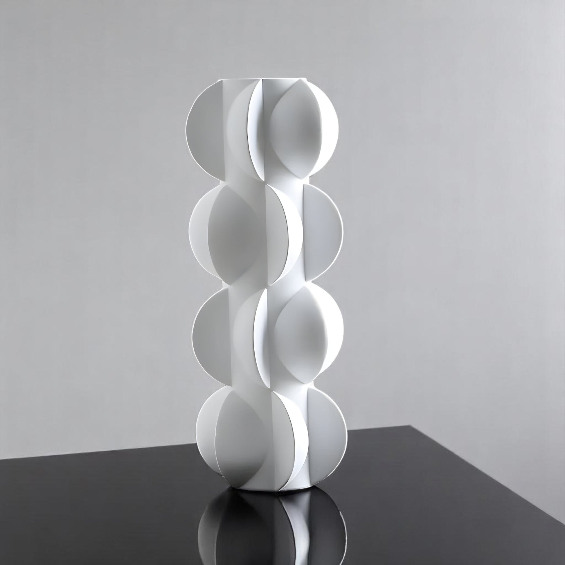 Vases : Vase Décoratif en Résine Moderne en Spirale dans de Marche Lino