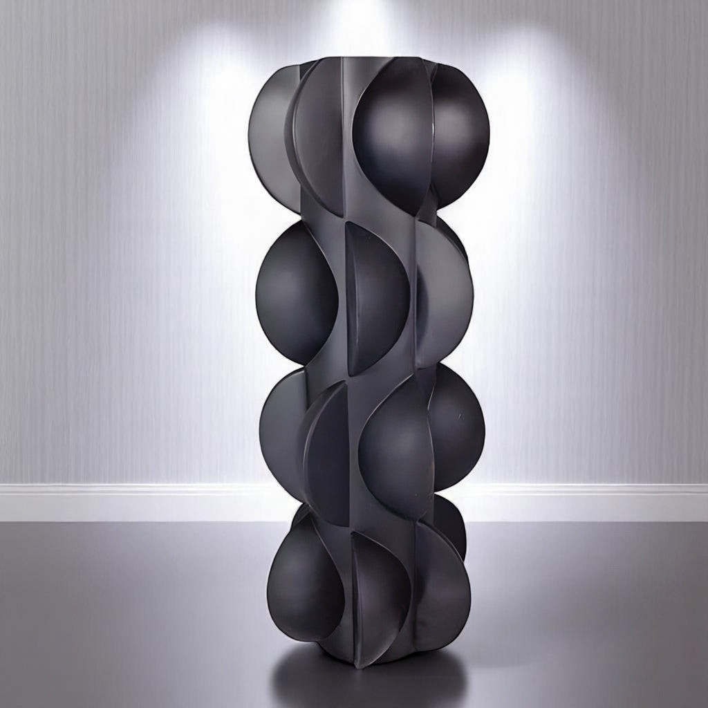 Vases : Vase Décoratif en Résine Moderne en Spirale dans de Marche Lino