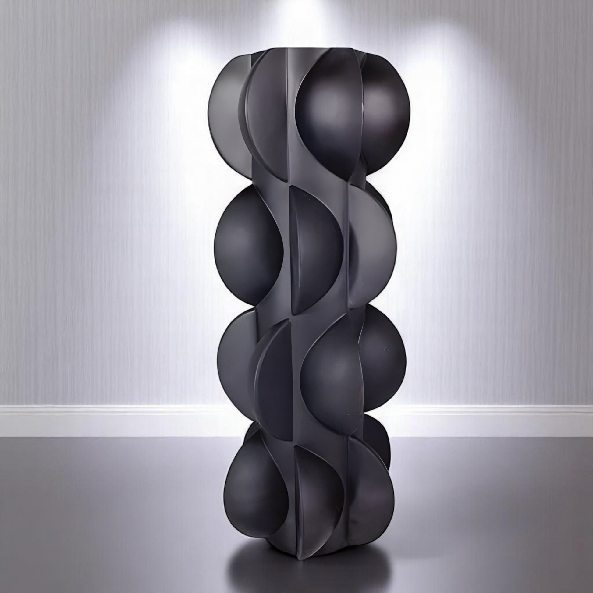 Vases : Vase Décoratif en Résine Moderne en Spirale dans de Marche Lino
