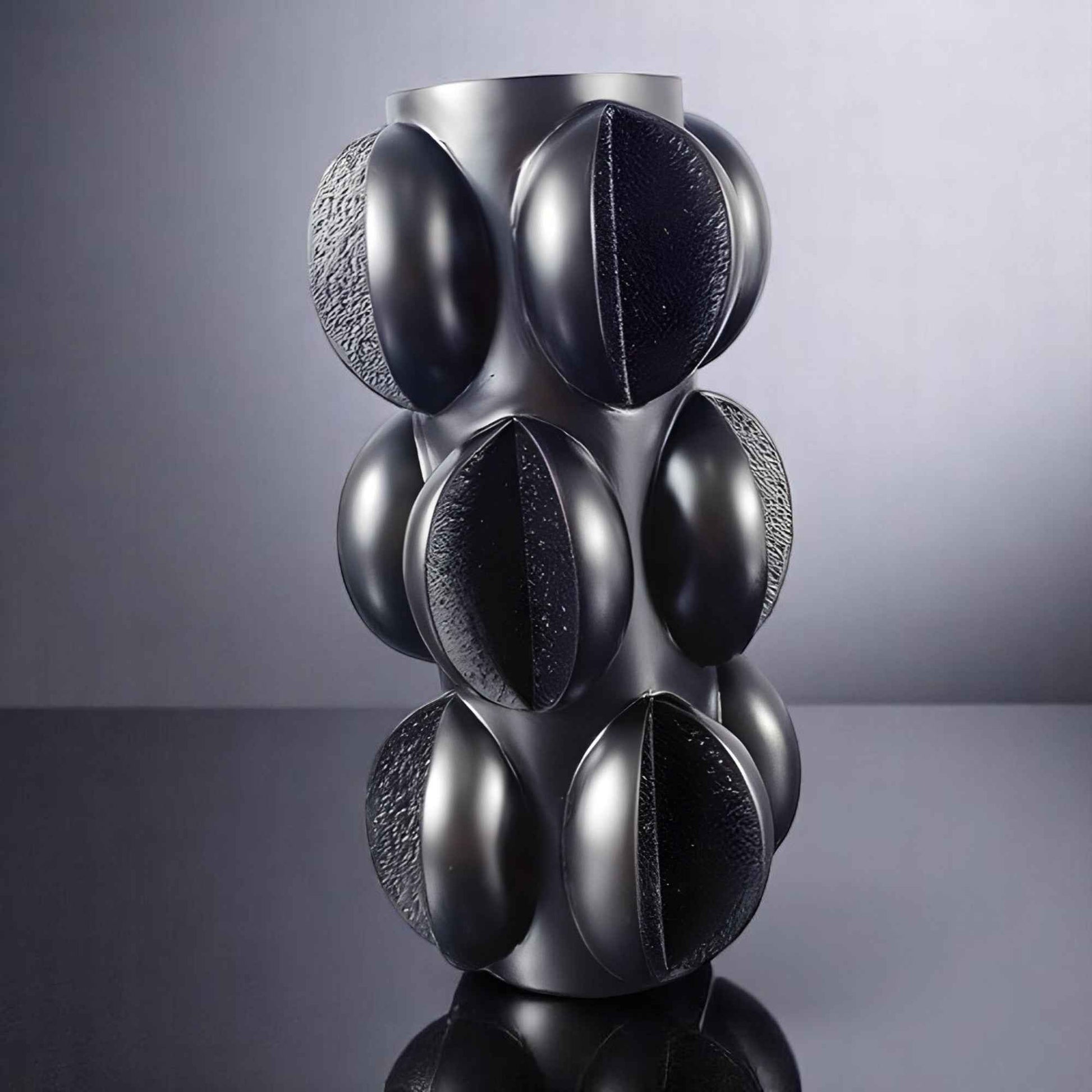 Vases : Vase Décoratif en Résine Moderne en Spirale dans de Marche Lino