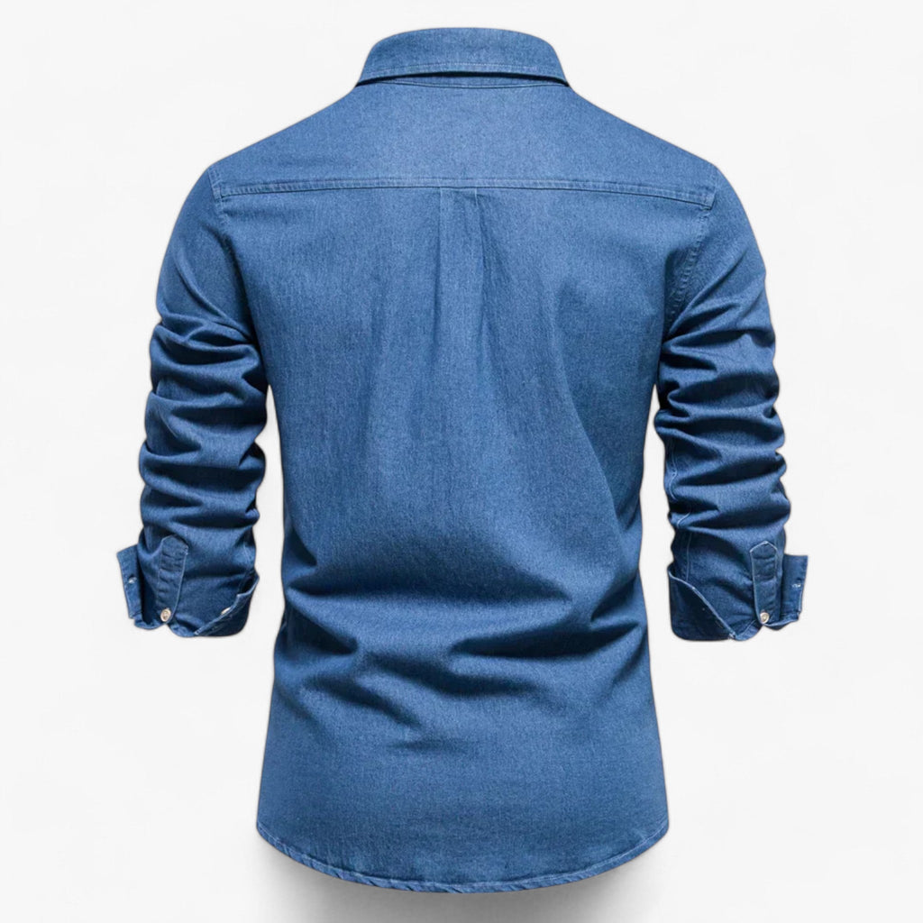Chemise en Denim Axel pour Homme - Polyvalente pour Toutes les Occasions
