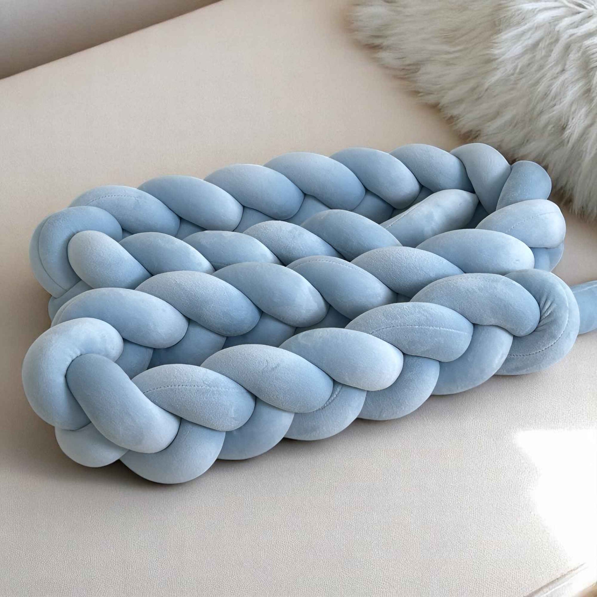 Coussins de sol : Coussin géométrique moderne en polyester pour le sol dans de Marche Lino
