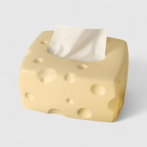 Accessoires décoratifs : Boîte à Tissus en Plastique 3D Fromage Créative dans de Marche Lino