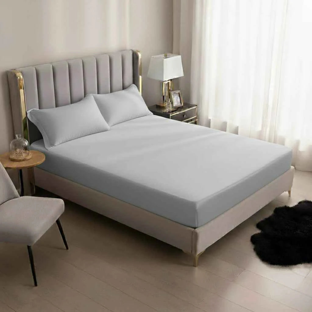 Drap-Housse Style Européen – Tissu Polyester Doux avec Coins Élastiques