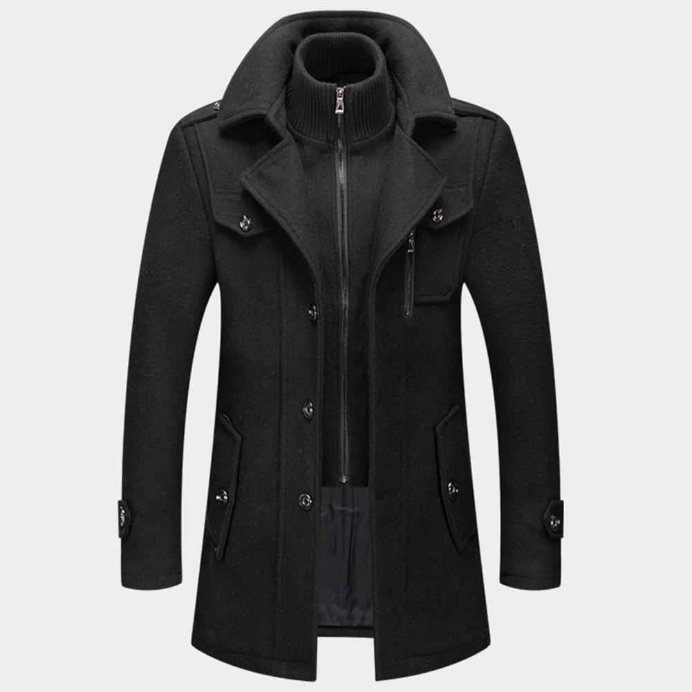 Benjamin Lange Manteau D'hiver pour Hommes Coton Homme