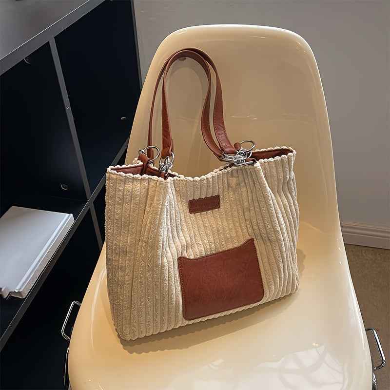S.F.Y. || Modieuze Corduroy Kettingtas