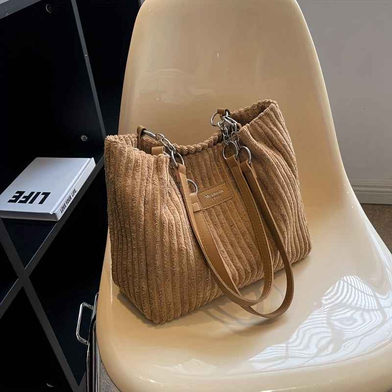 S.F.Y. || Modieuze Corduroy Kettingtas