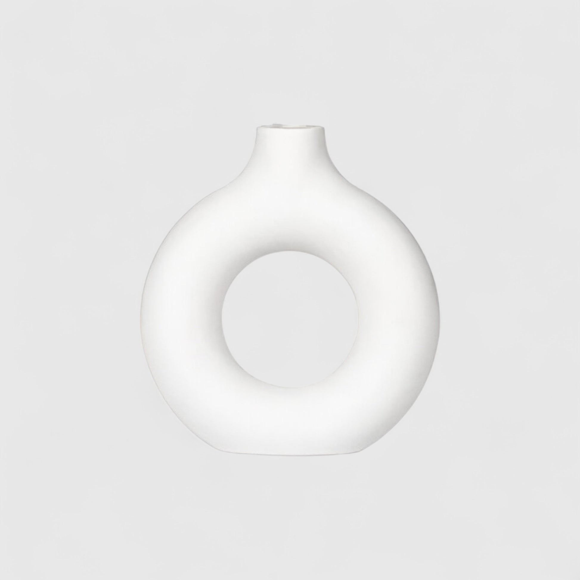 Vases : Vase Décoratif Céramique Blanche - Élégance Rétro pour Sublimer Votre Intérieur dans Moyenne de Marche Lino