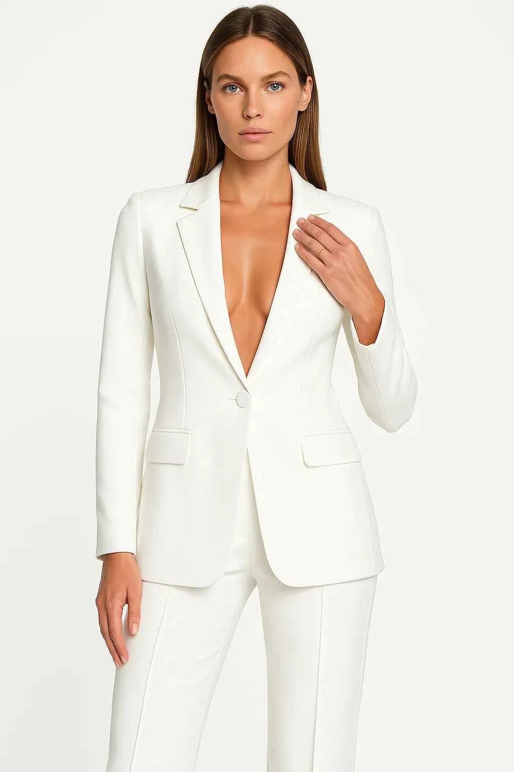 Ensemble blazer et pantalon pour femme