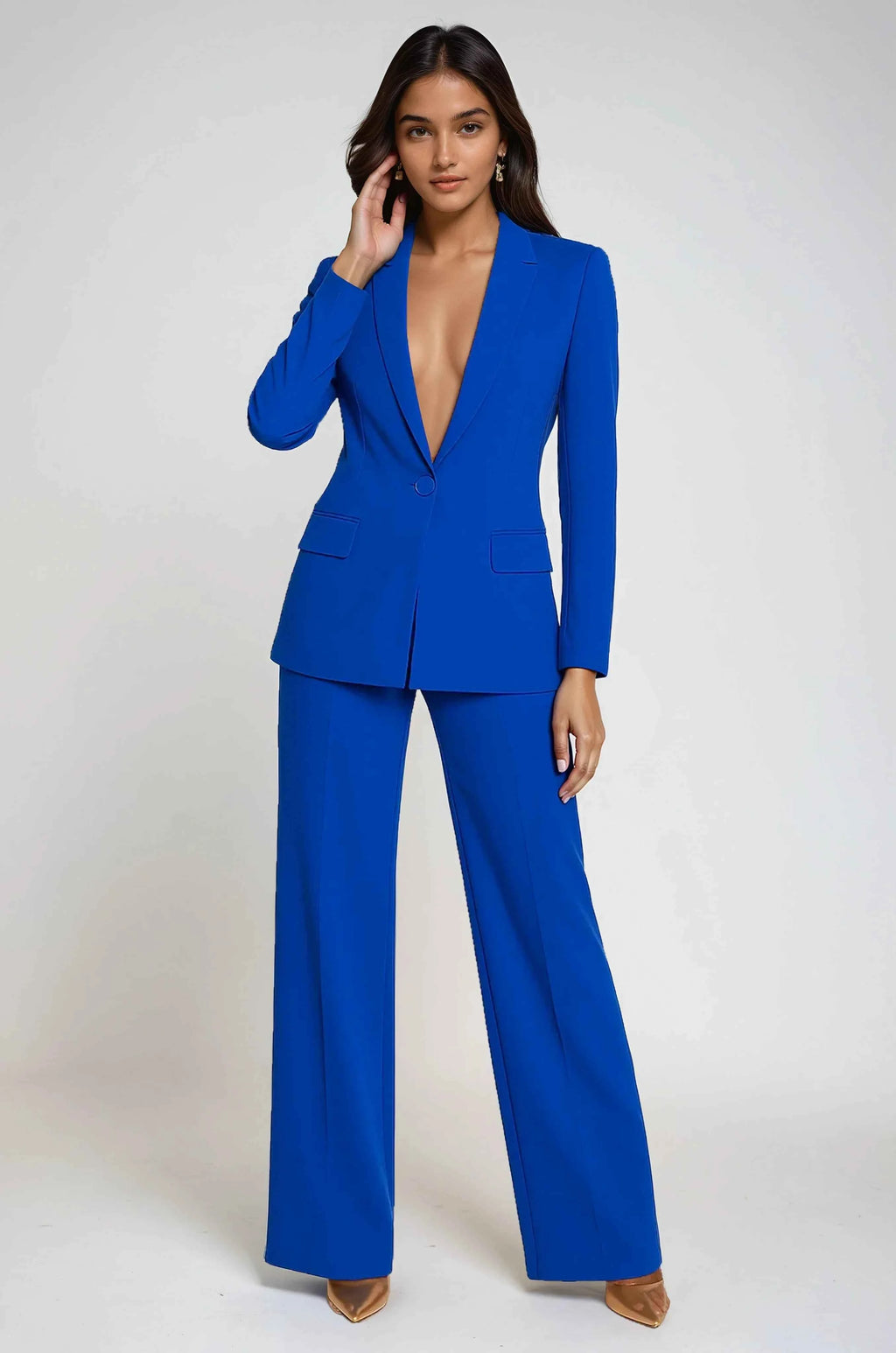 Ensemble blazer et pantalon pour femme