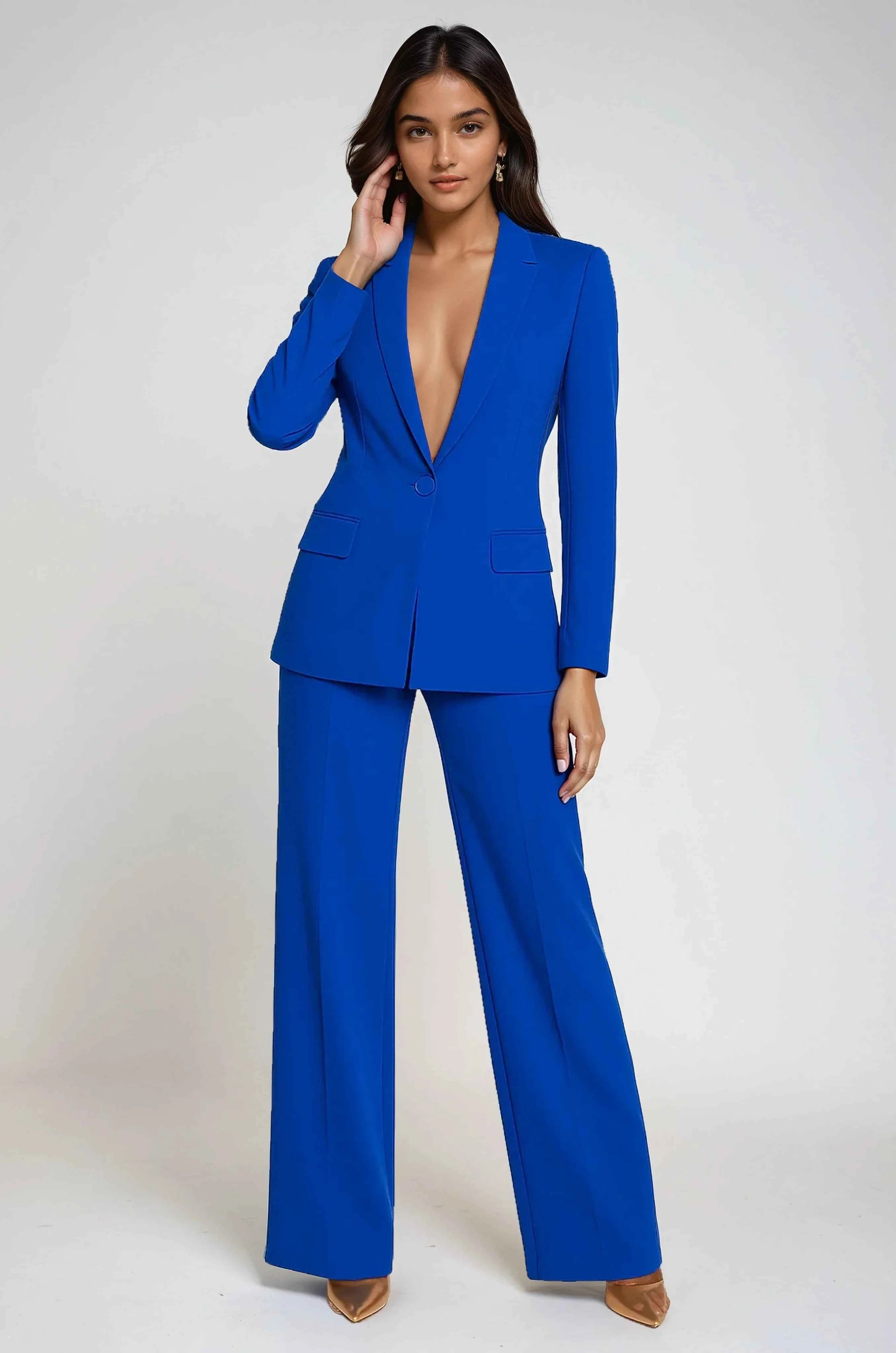 Ensemble blazer et pantalon pour femme