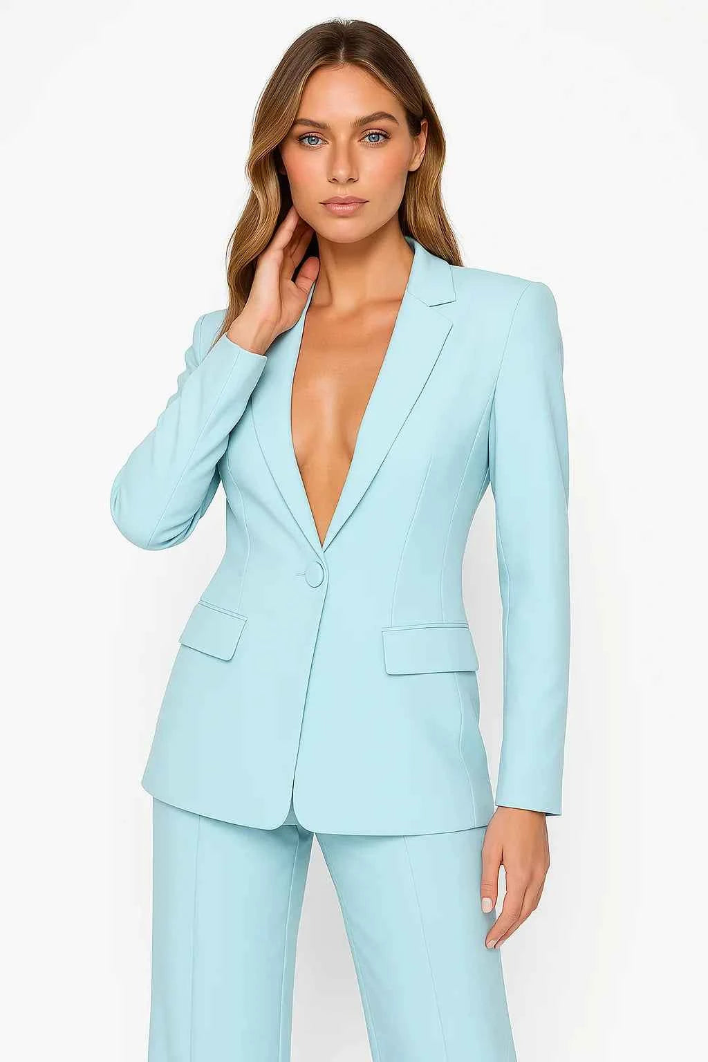 Ensemble blazer et pantalon pour femme