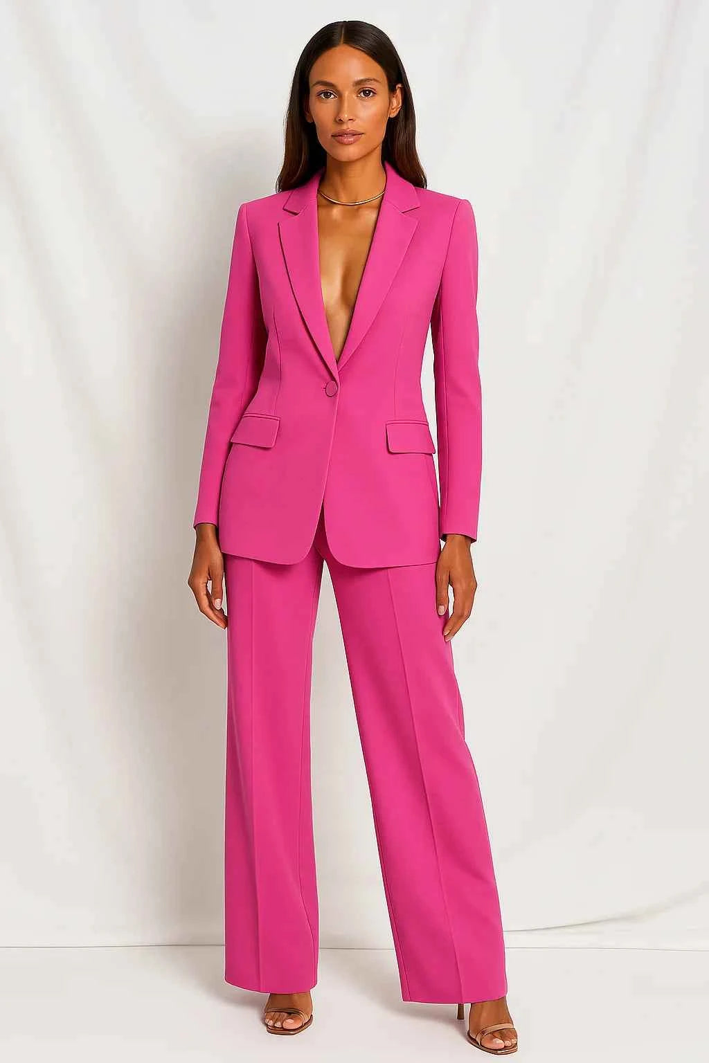Ensemble blazer et pantalon pour femme