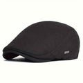 Herren-Winter-Newsboy-Cap aus warmem Baumwollstoff – eleganter Retro-Stil