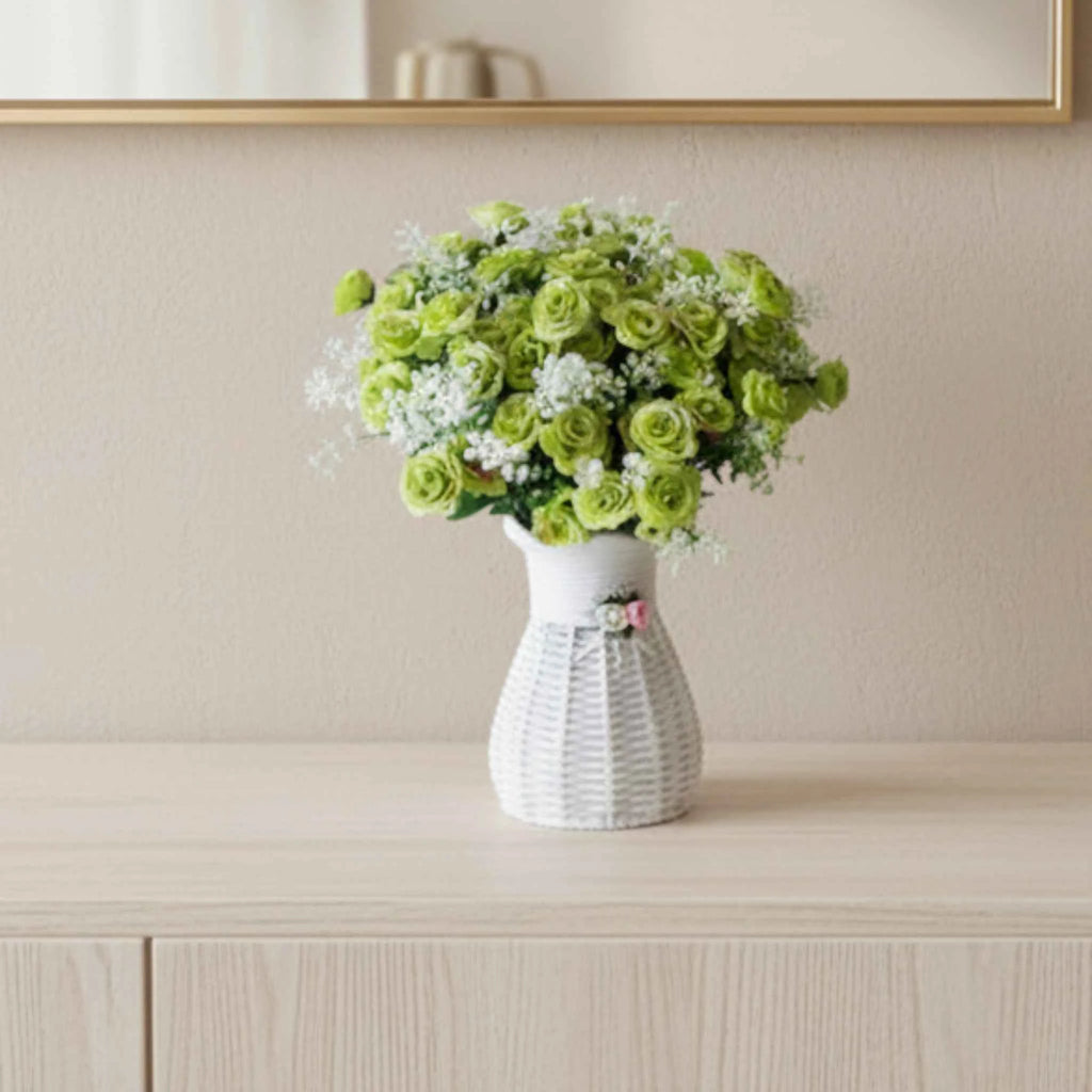 Bouquet de mini-roses artificielles