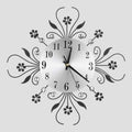 Geräuschlose Wanduhr aus Metall Wohnaccessoires