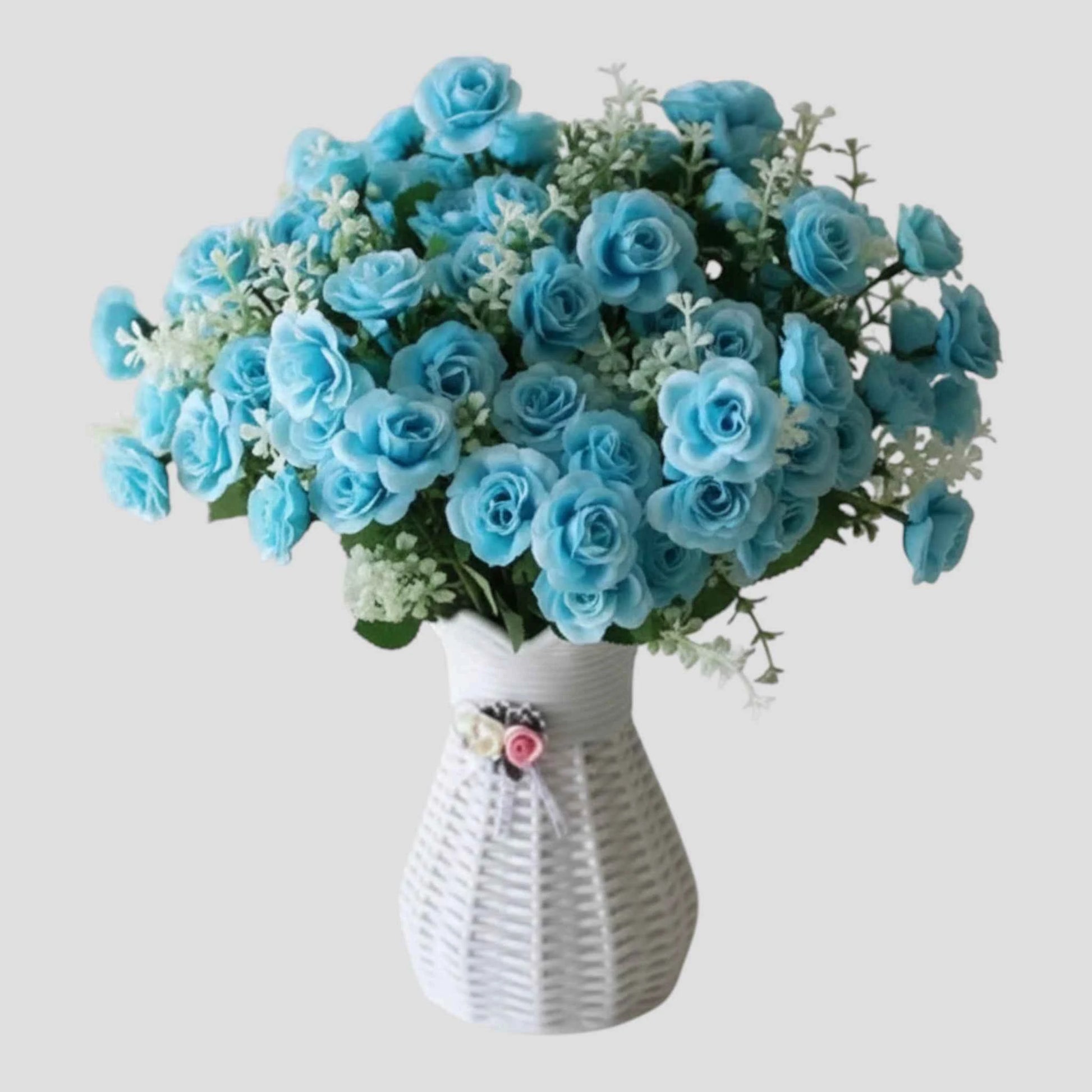 Bouquet de mini-roses artificielles