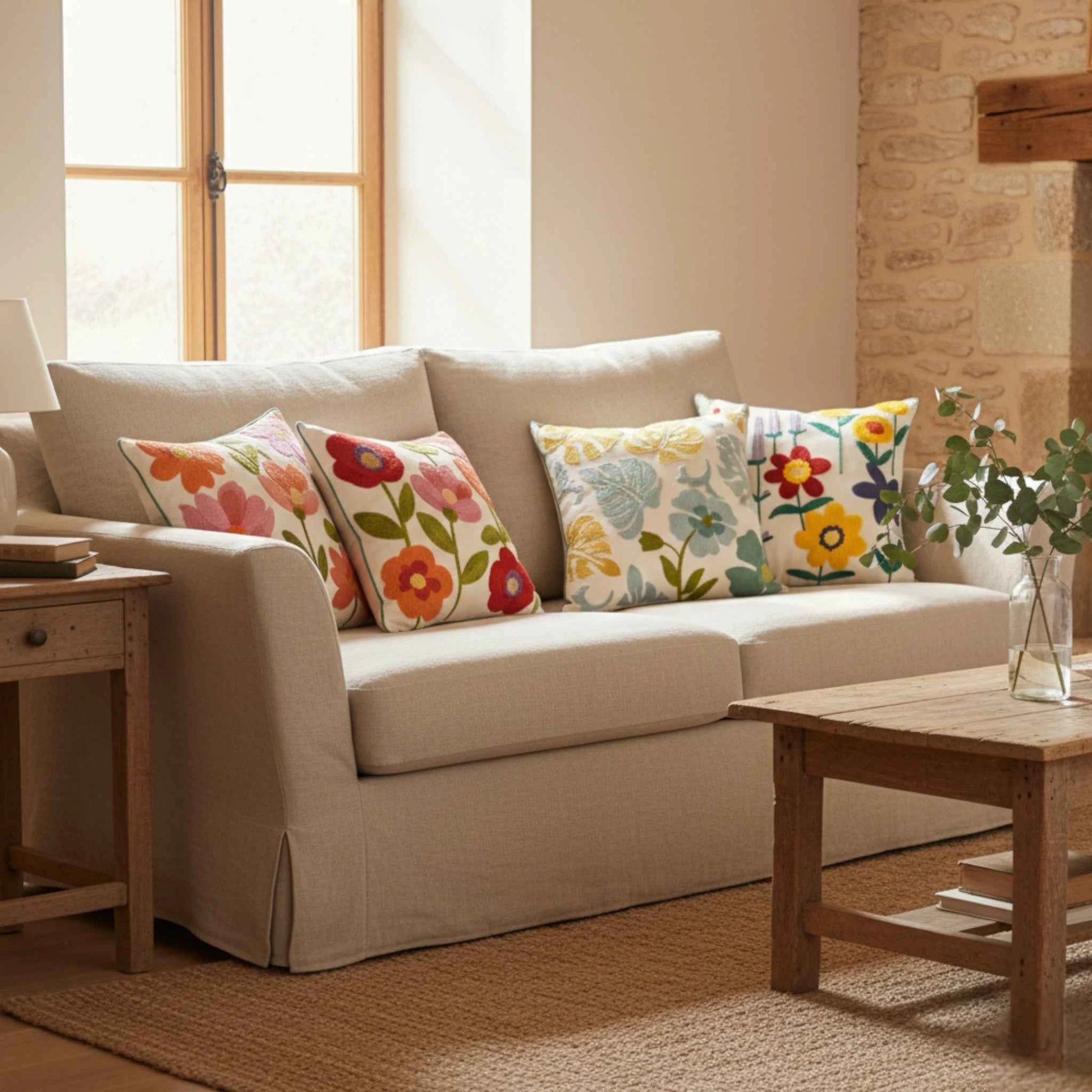 Housse de Coussin Carrée Moderne