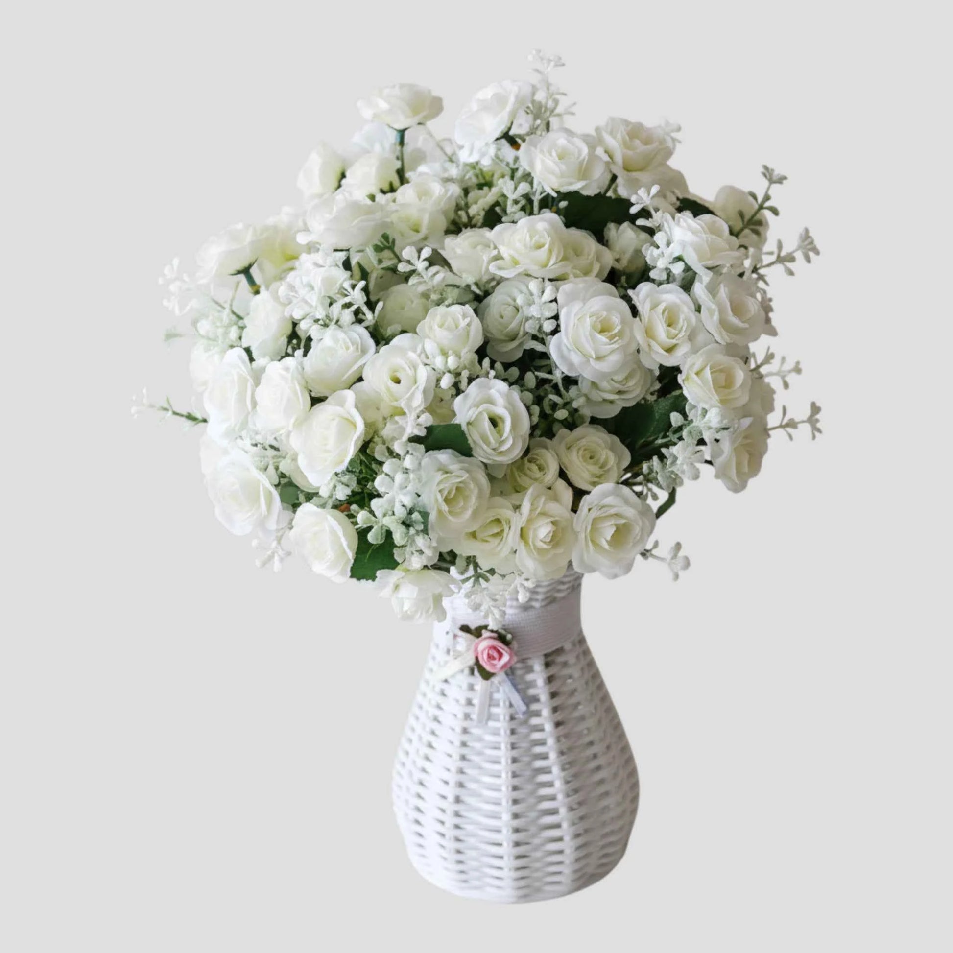 Bouquet de mini-roses artificielles