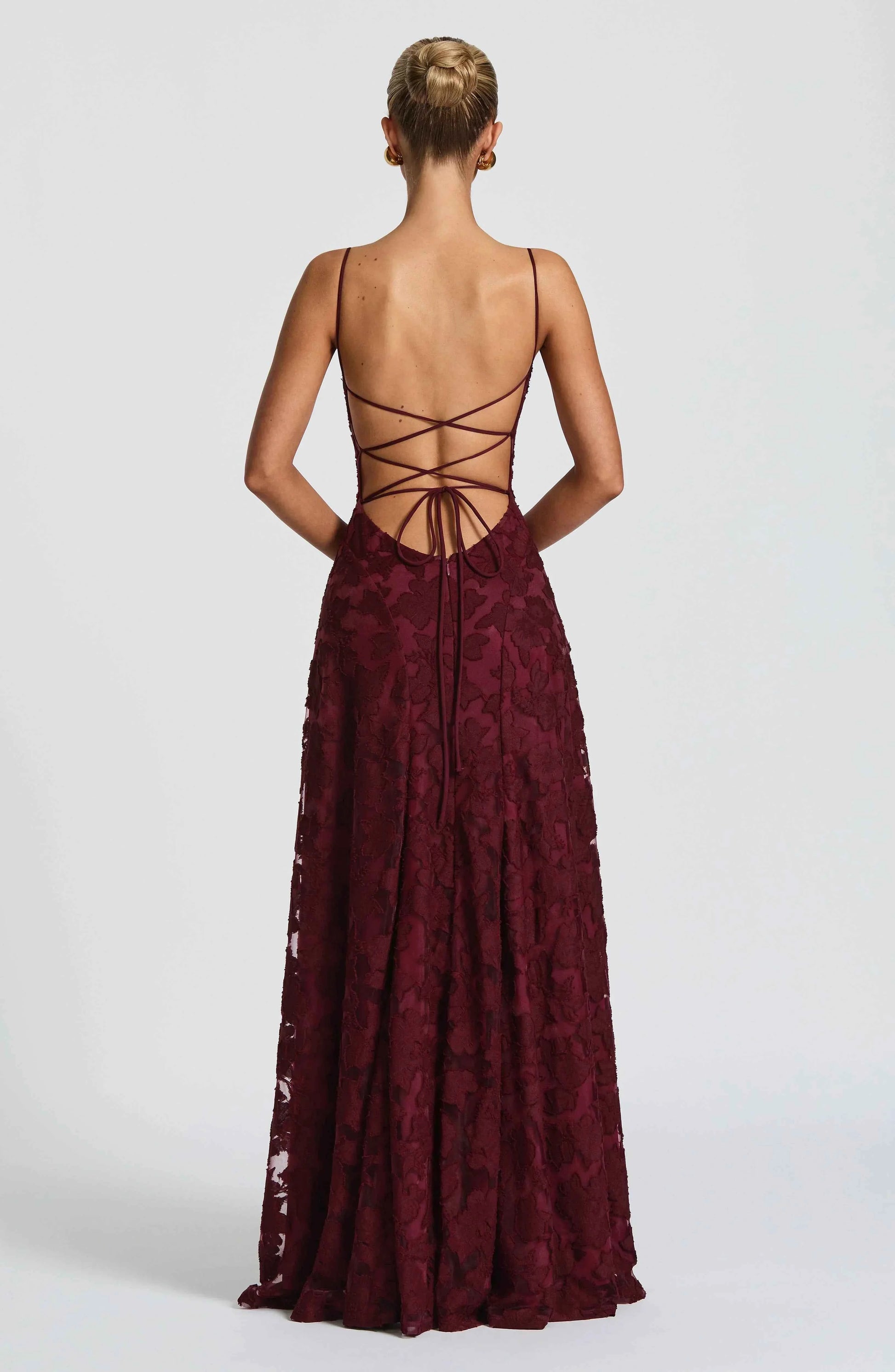 Aveline | Robe Longue Corset en Dentelle Élégante - Robe de Soirée Glamour