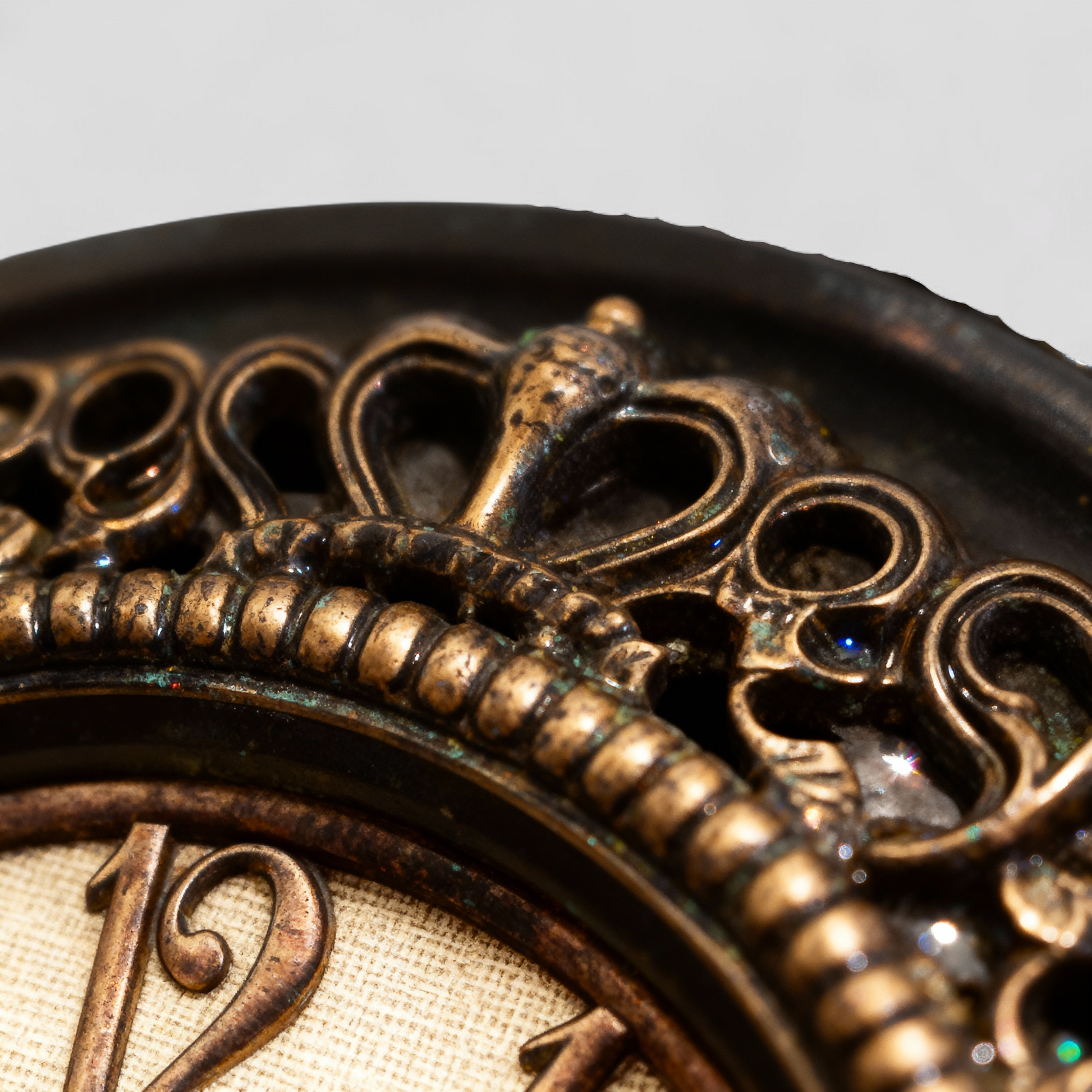 Horloge Murale Style Vintage avec Surface Miroir