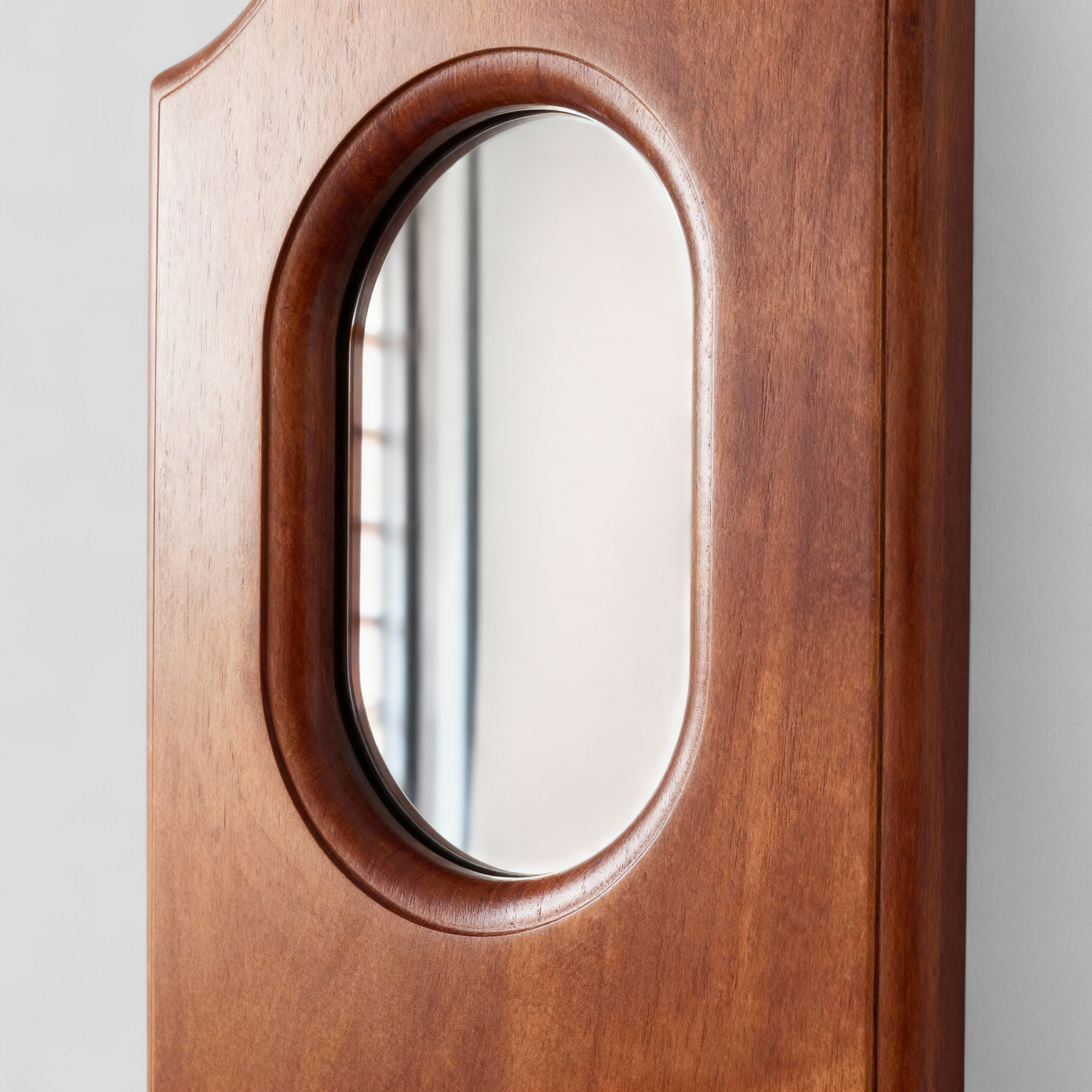 Miroir Mural Vintage Multifonctionnel avec Étagère