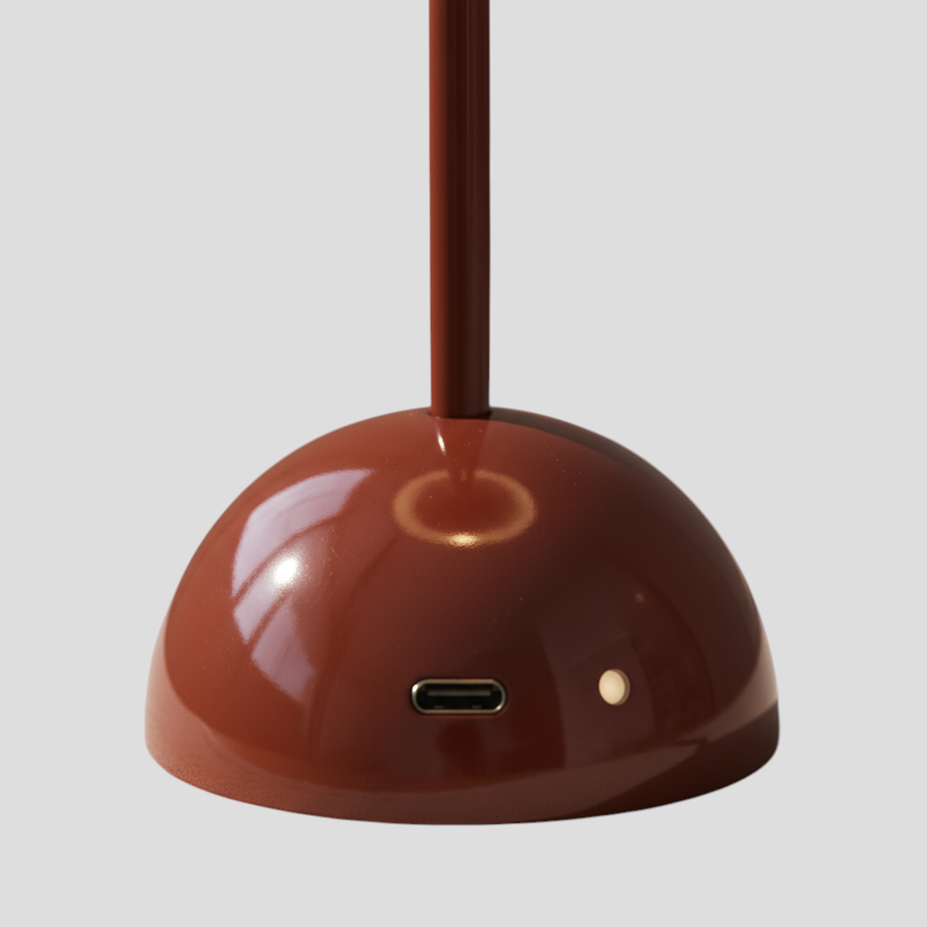 Lampe de Table LED Rechargeable USB – Design Champignon, 30 cm