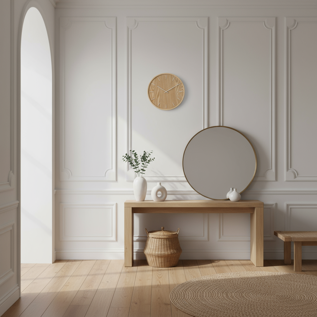 Horloge Murale en Bois au Design Élégant