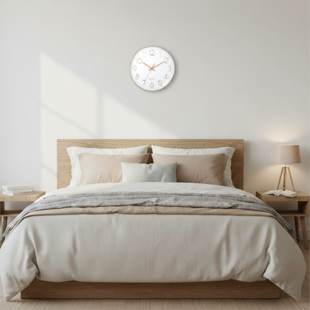 Horloge Murale Silencieuse Design Moderne – 8 Pouces