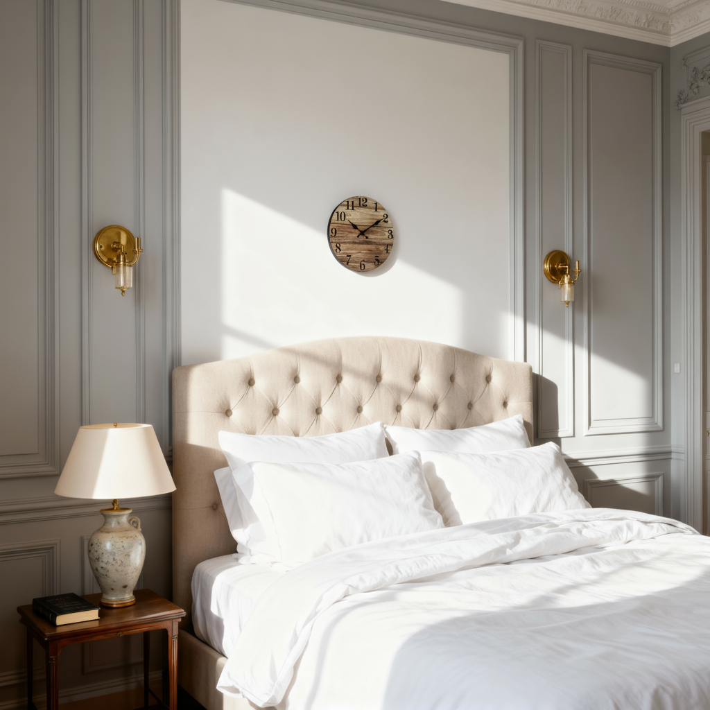 Horloge Murale Vintage en Bois Élégante