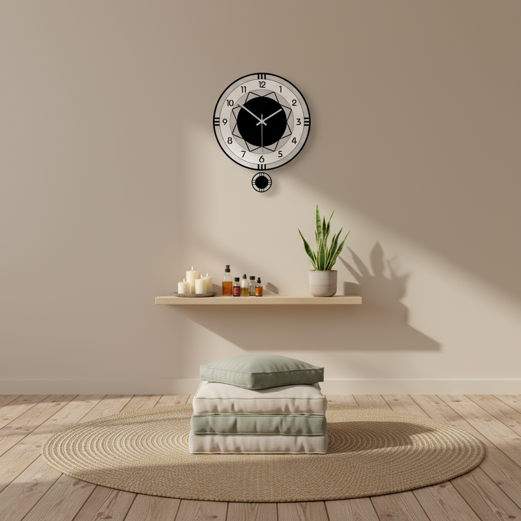 Horloge Murale Design Minimaliste Élégante