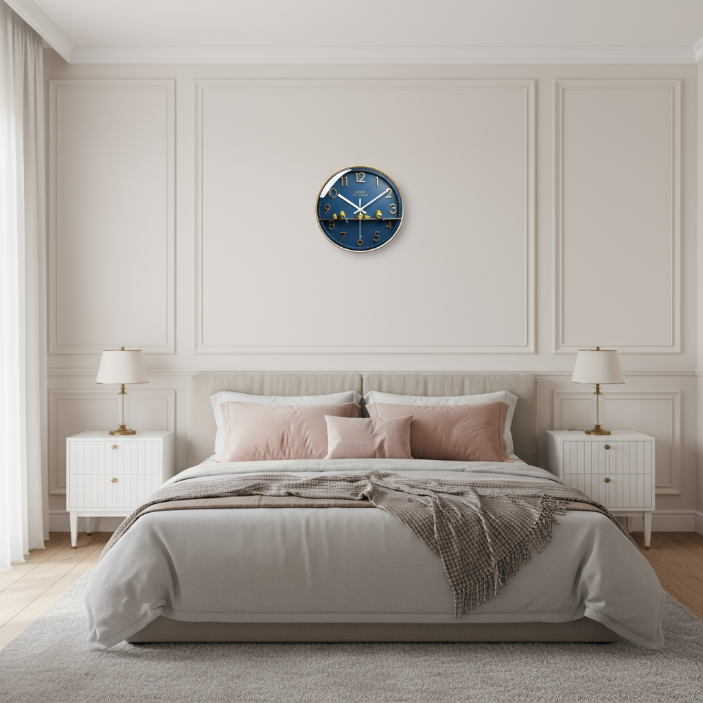 Horloge Murale Moderne et Silencieuse au Design Épuré