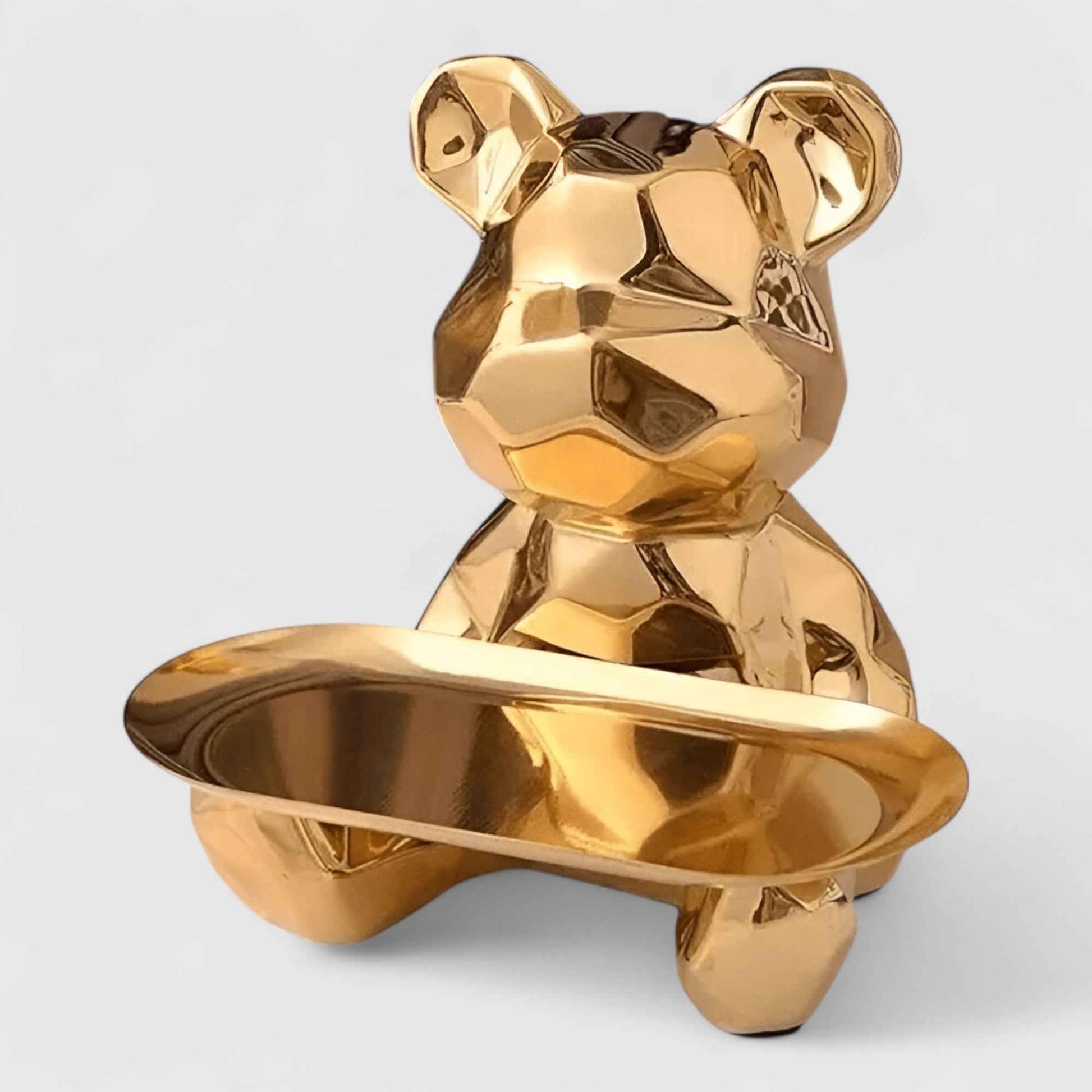 Boîtes décoratives : Objet Déco Céramique Élégant Multifonctionnel pour un Style Pratique et Sophistiqué dans Or- A de Marche Lino